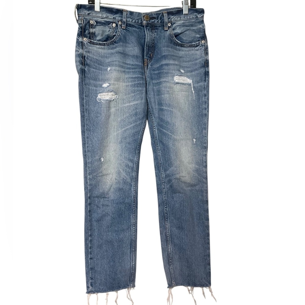 Red Card Tokyo Anniversary 25th Straight Distressed Jeans